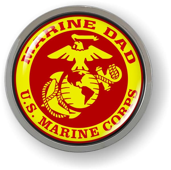 USMC Proud Dad EGA Emblem